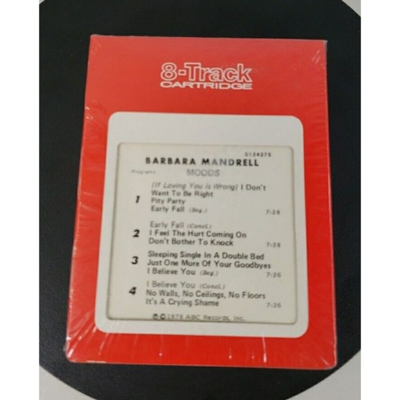 Vintage 1978 Barbara Mandrell MOODS 8-Track Cartridge Tape - Picture 9 of 11